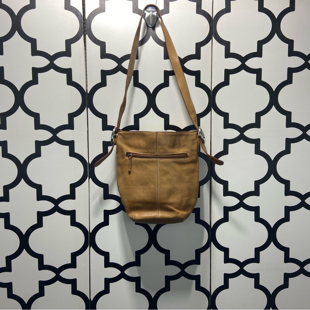 Tan Leather Shoulder Bag